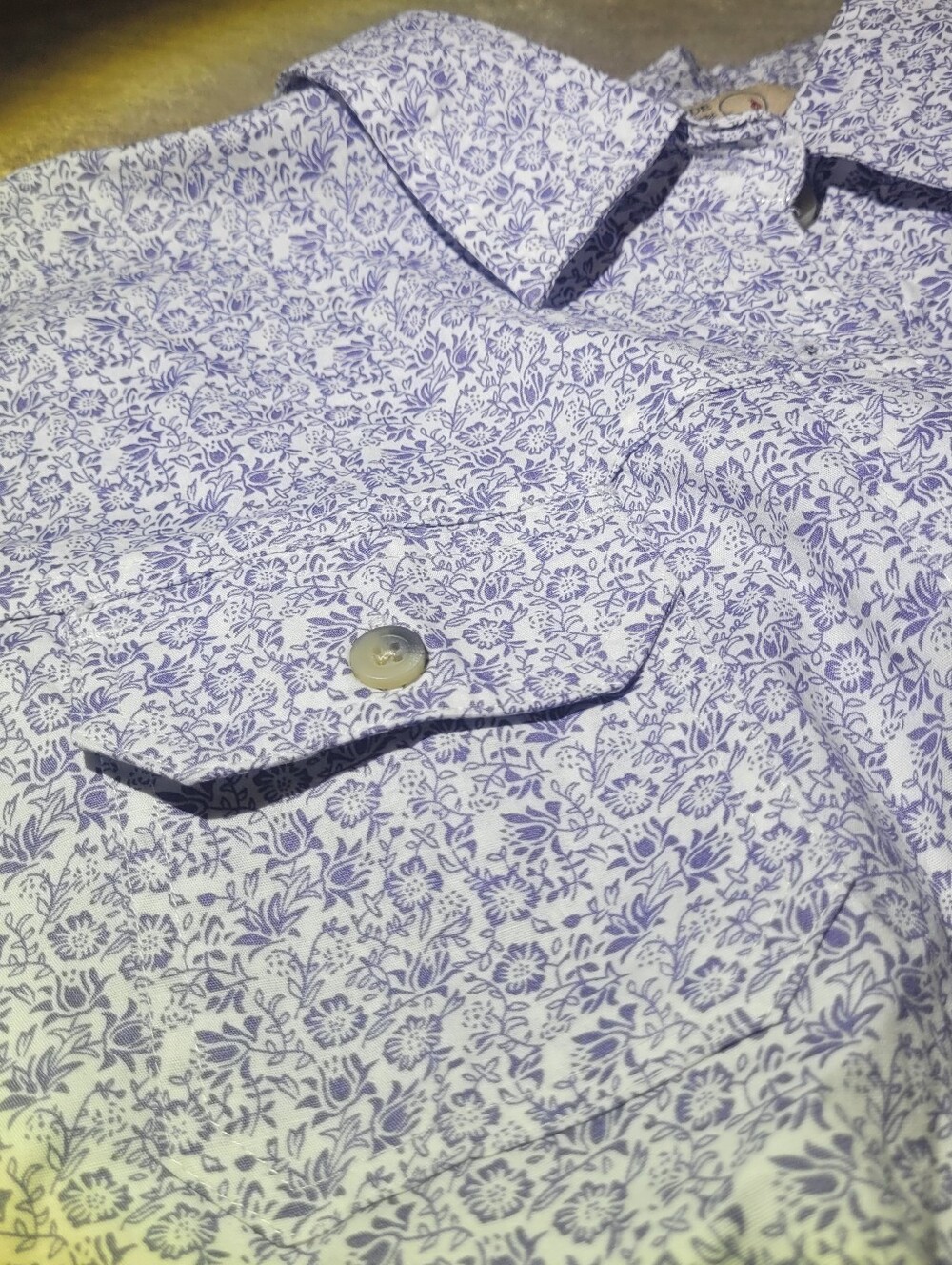 Canyon Guide Outfitters Women L Gray Floral Cotton Stretch Sleeveless Shirt NWT - Picture 13 of 14
